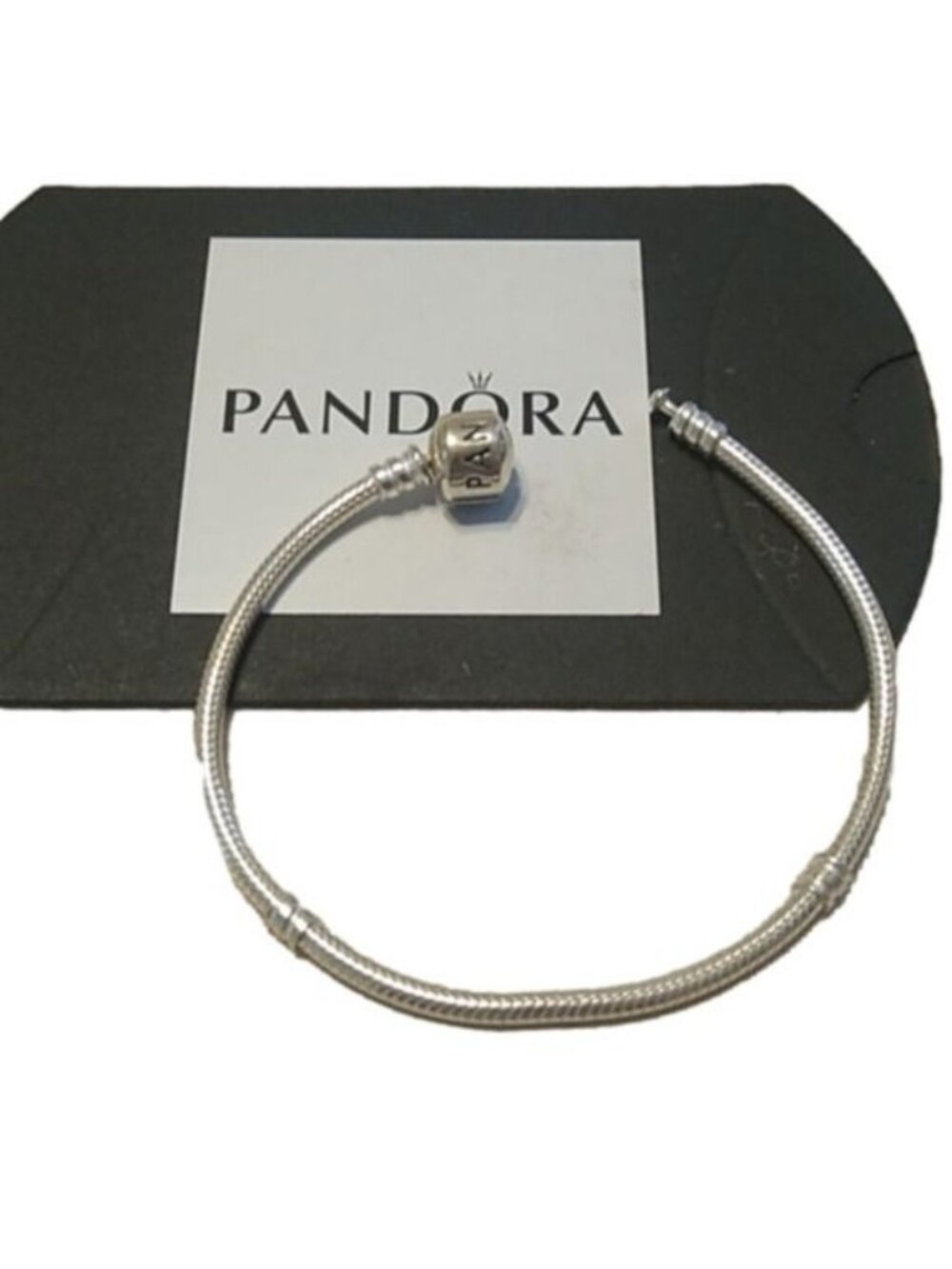Pandora Snake Chain Bracelet with Barrel Clasp 925 ALE, 7.0"